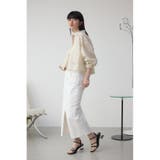 コットンレースクロップドシャツ | AZUL BY MOUSSY | 詳細画像3