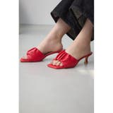 ギャザーストラップスクエアトゥサンダル | AZUL BY MOUSSY | 詳細画像24 