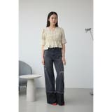 ギャザーストラップスクエアトゥサンダル | AZUL BY MOUSSY | 詳細画像25 