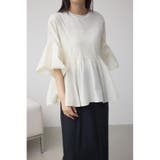 IVOY3 | タックスリーブ半袖デザインカットトップス | AZUL BY MOUSSY