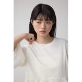 タックスリーブ半袖デザインカットトップス | AZUL BY MOUSSY | 詳細画像1