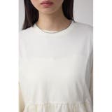タックスリーブ半袖デザインカットトップス | AZUL BY MOUSSY | 詳細画像7