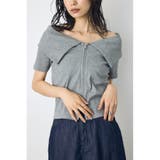 ダブルジップオフショルトップス | AZUL BY MOUSSY | 詳細画像26 