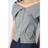 ダブルジップオフショルトップス | AZUL BY MOUSSY | 詳細画像28 
