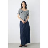 ダブルジップオフショルトップス | AZUL BY MOUSSY | 詳細画像31 