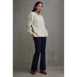 シェニールケーブルVネックニットトップス | AZUL BY MOUSSY | 詳細画像4 