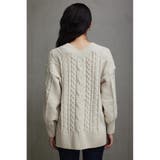 シェニールケーブルVネックニットトップス | AZUL BY MOUSSY | 詳細画像7 