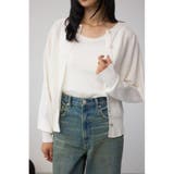 O/WHT1 | 格上げ ドルマンニットカーディガン | AZUL BY MOUSSY