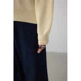 ロゴ刺繍ニットトップス | AZUL BY MOUSSY | 詳細画像21 