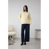 ロゴ刺繍ニットトップス | AZUL BY MOUSSY | 詳細画像14 