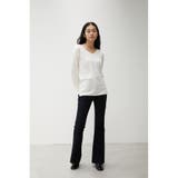 NUDIE 2WAY V/N KNIT | AZUL BY MOUSSY | 詳細画像4