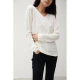 O/WHT1 | NUDIE 2WAY V/N KNIT | AZUL BY MOUSSY