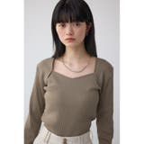 ダイヤネック長袖リブトップス | AZUL BY MOUSSY | 詳細画像22