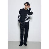 リバーシブル総柄グラフィックニット | AZUL BY MOUSSY | 詳細画像4 