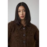 シャギー襟付きニットカーデ | AZUL BY MOUSSY | 詳細画像13 