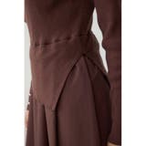 布帛ドッキングドレープニットワンピース | AZUL BY MOUSSY | 詳細画像23