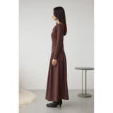 布帛ドッキングドレープニットワンピース | AZUL BY MOUSSY | 詳細画像18 