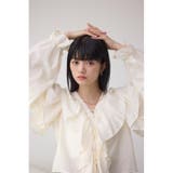 ラッフルフリルブラウス | AZUL BY MOUSSY | 詳細画像1 