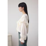 ラッフルフリルブラウス | AZUL BY MOUSSY | 詳細画像5 