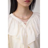 ラッフルフリルブラウス | AZUL BY MOUSSY | 詳細画像7 