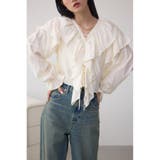 IVOY3 | ラッフルフリルブラウス | AZUL BY MOUSSY