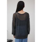 シアーグリッタールーズニット | AZUL BY MOUSSY | 詳細画像6 