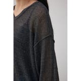 シアーグリッタールーズニット | AZUL BY MOUSSY | 詳細画像8 