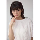 ソリッドテクスチャーカットトップス | AZUL BY MOUSSY | 詳細画像2