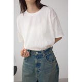 WHT | ソリッドテクスチャーカットトップス | AZUL BY MOUSSY