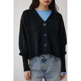 BLK | パフスリーブショートカーディガン | AZUL BY MOUSSY