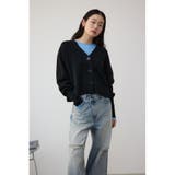 パフスリーブショートカーディガン | AZUL BY MOUSSY | 詳細画像12 