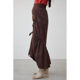 ASYMMETRY FRILL GATHER SKIRT | AZUL BY MOUSSY | 詳細画像16