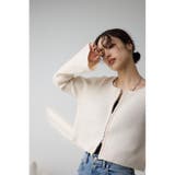 モールヤーンダブルジップカーディガン | AZUL BY MOUSSY | 詳細画像1