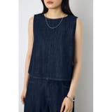 甘撚りデニムブラウス | AZUL BY MOUSSY | 詳細画像15 
