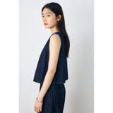 甘撚りデニムブラウス | AZUL BY MOUSSY | 詳細画像16 