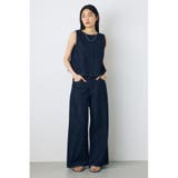 甘撚りデニムブラウス | AZUL BY MOUSSY | 詳細画像18 