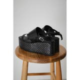 DOUBLE BELT JUTE SANDALS | AZUL BY MOUSSY | 詳細画像4