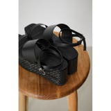 DOUBLE BELT JUTE SANDALS | AZUL BY MOUSSY | 詳細画像6