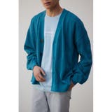 BLU | ダイヤ柄パターンカーディガン | AZUL BY MOUSSY