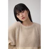 シャギー切替ドルマンニット | AZUL BY MOUSSY | 詳細画像2 