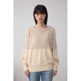 シャギー切替ドルマンニット | AZUL BY MOUSSY | 詳細画像5 