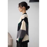マルチカラールーズカーディガン | AZUL BY MOUSSY | 詳細画像5