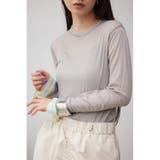 GRY | レイヤードカフロングシアートップス | AZUL BY MOUSSY