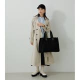 BLK | LINEN LIKE BIG TOTE BAG | AZUL BY MOUSSY