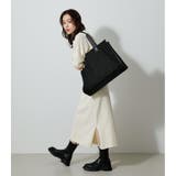 LINEN LIKE BIG TOTE BAG | AZUL BY MOUSSY | 詳細画像3 
