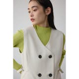 Aラインミディ丈ジレ | AZUL BY MOUSSY | 詳細画像11