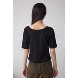 デザインネックショートTシャツ | AZUL BY MOUSSY | 詳細画像17 