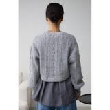 スパンコールニットトップス | AZUL BY MOUSSY | 詳細画像28