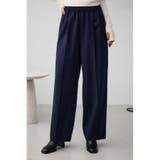 NVY | ラメストライプサイドラインパンツ | AZUL BY MOUSSY