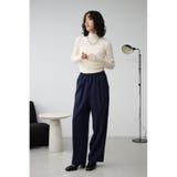 ラメストライプサイドラインパンツ | AZUL BY MOUSSY | 詳細画像3 